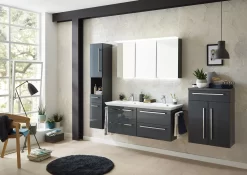 Puris Kao Line Waschtischkombination 126 Cm Mit Keramik-Doppelwaschtisch, 4 Auszügen, Stangengriff 9 Puris Kao Line Waschtischkombination 126 Cm Mit Keramik-Doppelwaschtisch, 4 Auszügen, Stangengriff -Badmöbel Verkauf hersteller puris kao line waschtischkombination 126 11946566