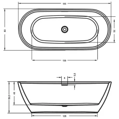 Riho Inspire Freistehende Badewanne 180 X 80 Cm 9 Riho Inspire Freistehende Badewanne 180 X 80 Cm -Badmöbel Verkauf hersteller riho badewannen freistehende inspire 180 1622040