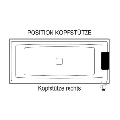 Riho Still Square Rechteck-Badewanne 170 X 75 Cm Inkl. LED-Beleuchtung Und Kopfstütze Rechts -Badmöbel Verkauf hersteller riho badewannen rechteckbadewannen still square 1562556
