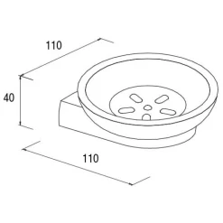 Bravat Metasoft Seifenablage