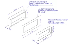 Schedel Nischeneinsatz 30 X 30 X 12 Cm Rahmenlos