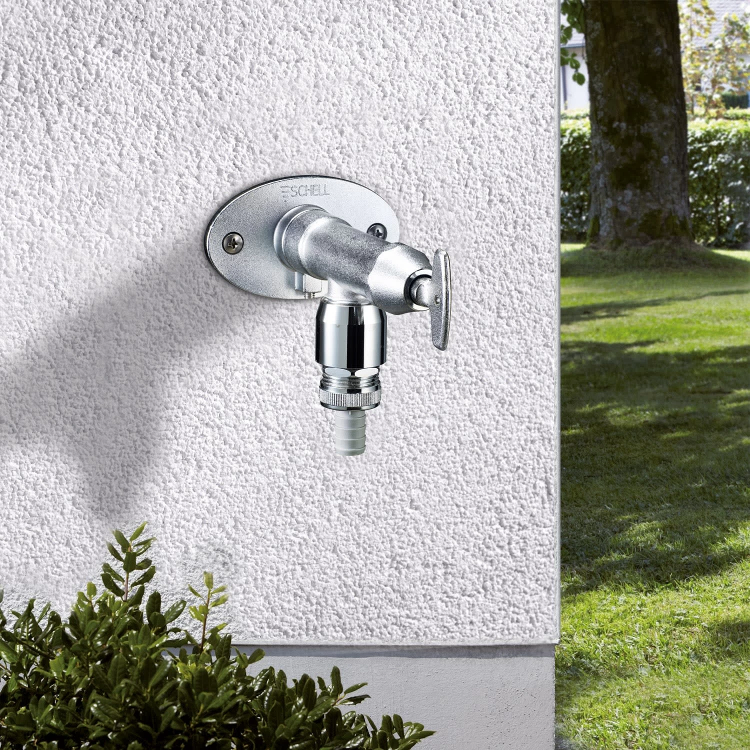 Schell Frostsichere Außenwandarmatur POLAR II Set Ohne Rohrbelüfter 2 Schell Frostsichere Außenwandarmatur POLAR II Set Ohne Rohrbelüfter – Bild 2