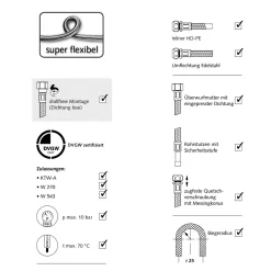 Schell Flexibler Schlauch Clean-Flex S 30 Cm