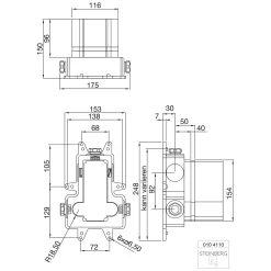 Steinberg Einbaukörper Mit Mengenregulierung Unterputz