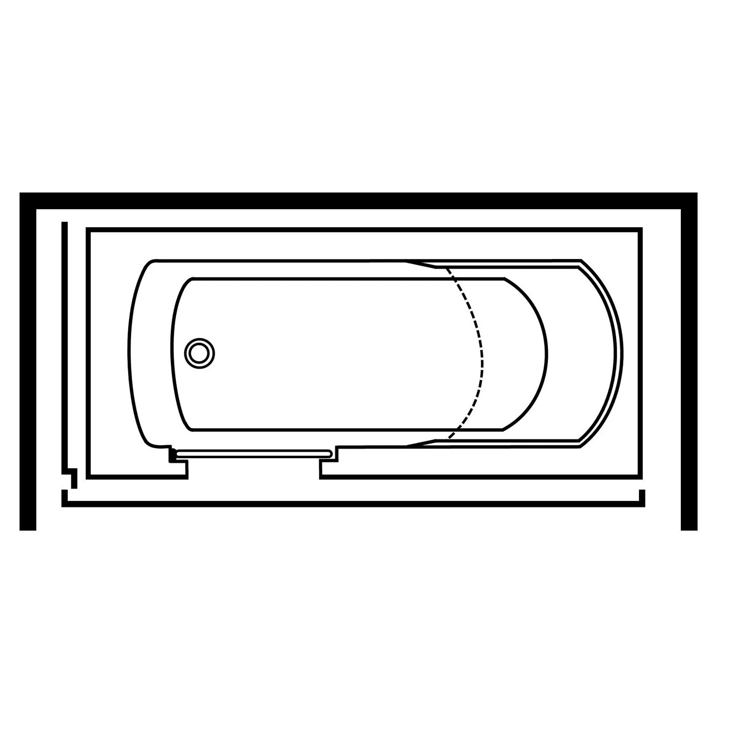 Steinkamp Easy Entry Badewanne 170 X 75 Cm Mit Glastür Links, Trio Ablauf Und Styrodurverkleidung 4 Steinkamp Easy Entry Badewanne 170 X 75 Cm Mit Glastür Links, Trio Ablauf Und Styrodurverkleidung – Bild 4