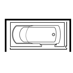 Steinkamp Easy Entry Badewanne 170 X 75 Cm Mit Glastür Rechts, Trio Ablauf Und Styrodurverkleidung -Badmöbel Verkauf hersteller steinkamp badewannen tuer styrodurverkleidung einbau 7957942