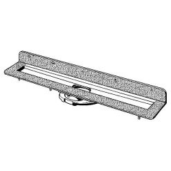 Viega X1 Advantix Grundkörper Für Advantix-Duschrinne Wand 80 Cm