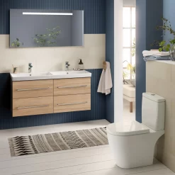 Villeroy & Boch Avento Tiefspülklosett Für Kombination Spülrandlos Bodenstehend -Badmöbel Verkauf hersteller villeroy boch avento wc tiefspuelklosett 4214158