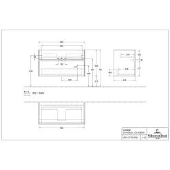Villeroy & Boch Collaro Waschtischunterschrank 95,4 X 54,6 Cm Mit 2 Auszügen 10 Villeroy & Boch Collaro Waschtischunterschrank 95,4 X 54,6 Cm Mit 2 Auszügen -Badmöbel Verkauf hersteller villeroy boch collaro badmoebel waschtischunterschraenke 8548489