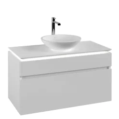 Villeroy & Boch Legato Waschtischunterschrank 100 Cm 2 Auszügen Und LED-Beleuchtung