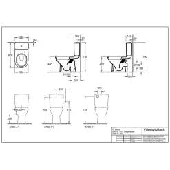 Villeroy & Boch O.novo Stand-Tiefspülklosett Für Kombination Abgang Waagerecht 13 Villeroy & Boch O.novo Stand-Tiefspülklosett Für Kombination Abgang Waagerecht -Badmöbel Verkauf hersteller villeroy boch novo wc stand 813061