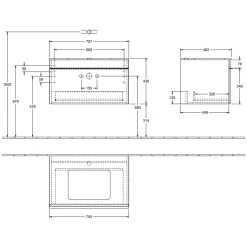 Villeroy & Boch Venticello Waschtischunterschrank 75,7 Cm Für Aufsatzbecken Mittig -Badmöbel Verkauf hersteller villeroy boch venticello badmoebel waschtischunterschraenke 2137213