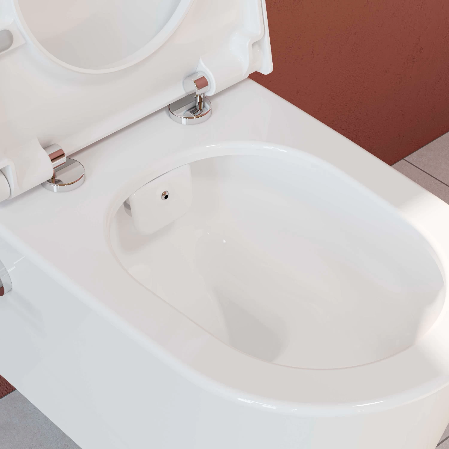 VitrA Options Nest Wand Tiefspül-WC Mit Bidetfunktion Und Thermostat-Armatur 2 VitrA Options Nest Wand Tiefspül-WC Mit Bidetfunktion Und Thermostat-Armatur – Bild 2