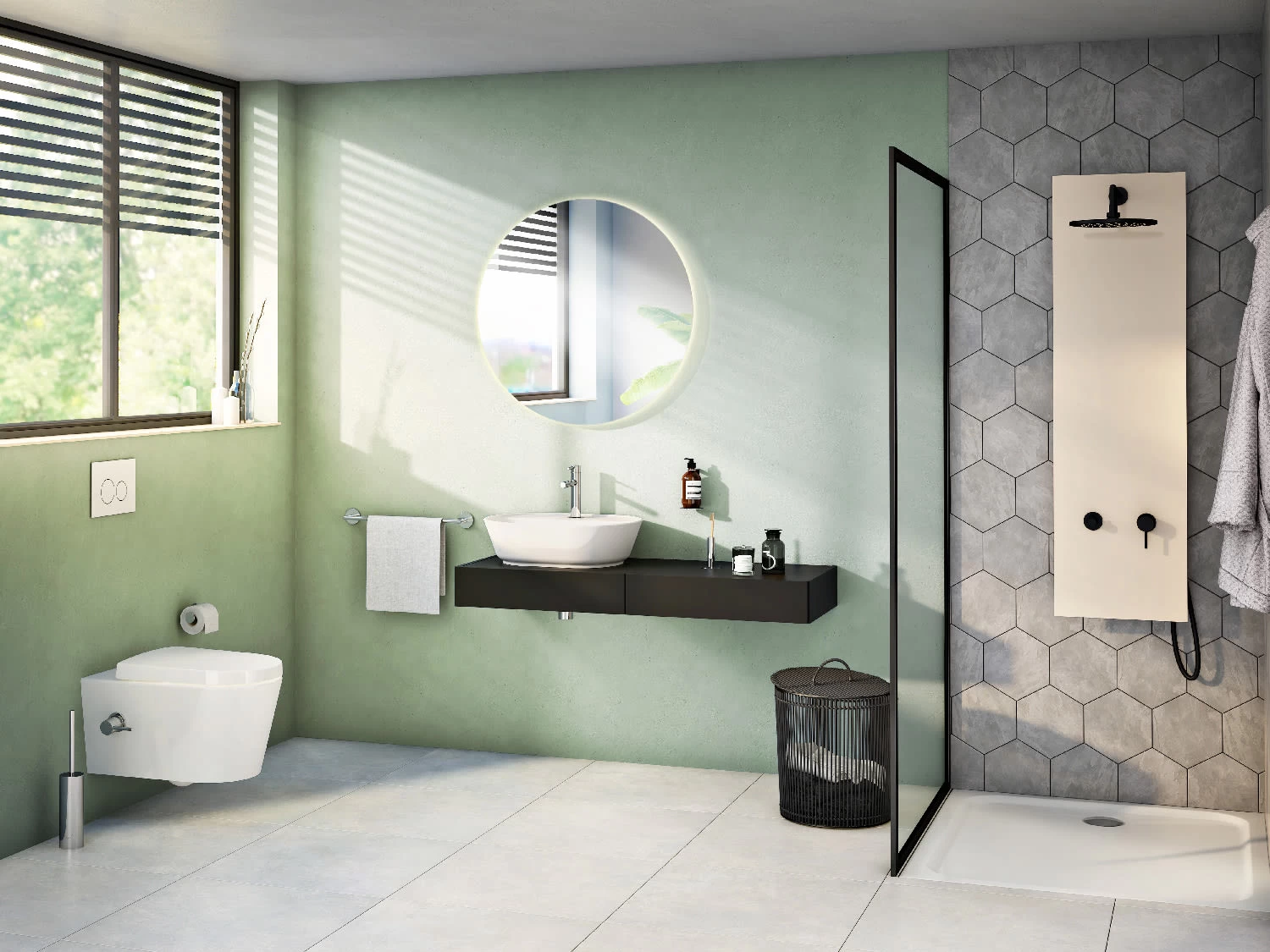 VitrA Options Nest Wand Tiefspül-WC Mit Bidetfunktion Und Thermostat-Armatur 4 VitrA Options Nest Wand Tiefspül-WC Mit Bidetfunktion Und Thermostat-Armatur – Bild 4