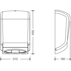 HEWI Serie 477/801 Papierhandtuchspender -Badmöbel Verkauf hewi serie 477 801 papierhandtuchspender 5295530