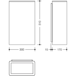 HEWI Serie 805 Papierabfallbehälter