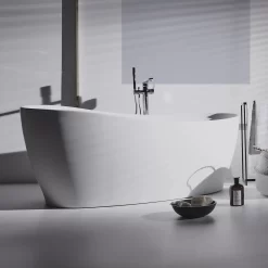 Ideal Standard Around Freistehende Körperform-Badewanne 180 X 85 Cm, Inkl. Ab- Und Überlauflaufgarnitur -Badmöbel Verkauf ideal standard badewannen around freistehende koerperform 6909522