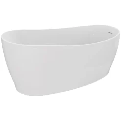 Ideal Standard Around Freistehende Körperform-Badewanne 180 X 85 Cm, Inkl. Ab- Und Überlauflaufgarnitur