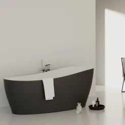 Ideal Standard Around Freistehende Körperform-Badewanne 180 X 85 Cm, Inkl. Ab- Und Überlauflaufgarnitur -Badmöbel Verkauf ideal standard badewannen around freistehende koerperform 6909564