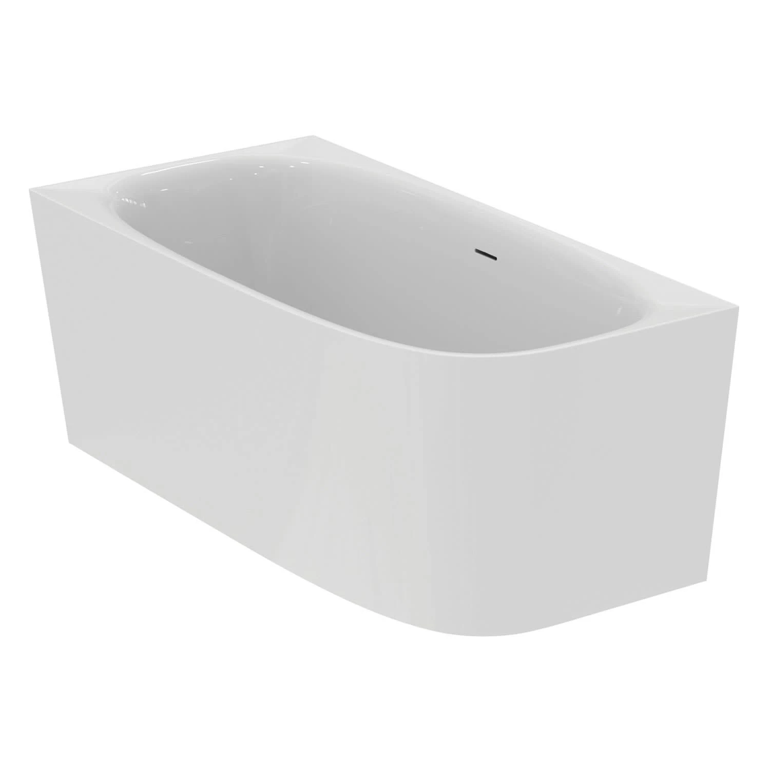 Ideal Standard Dea D-Form-Badewanne 150 X 75 Cm, Wandanbindung Links 1 Ideal Standard Dea D-Form-Badewanne 150 X 75 Cm, Wandanbindung Links