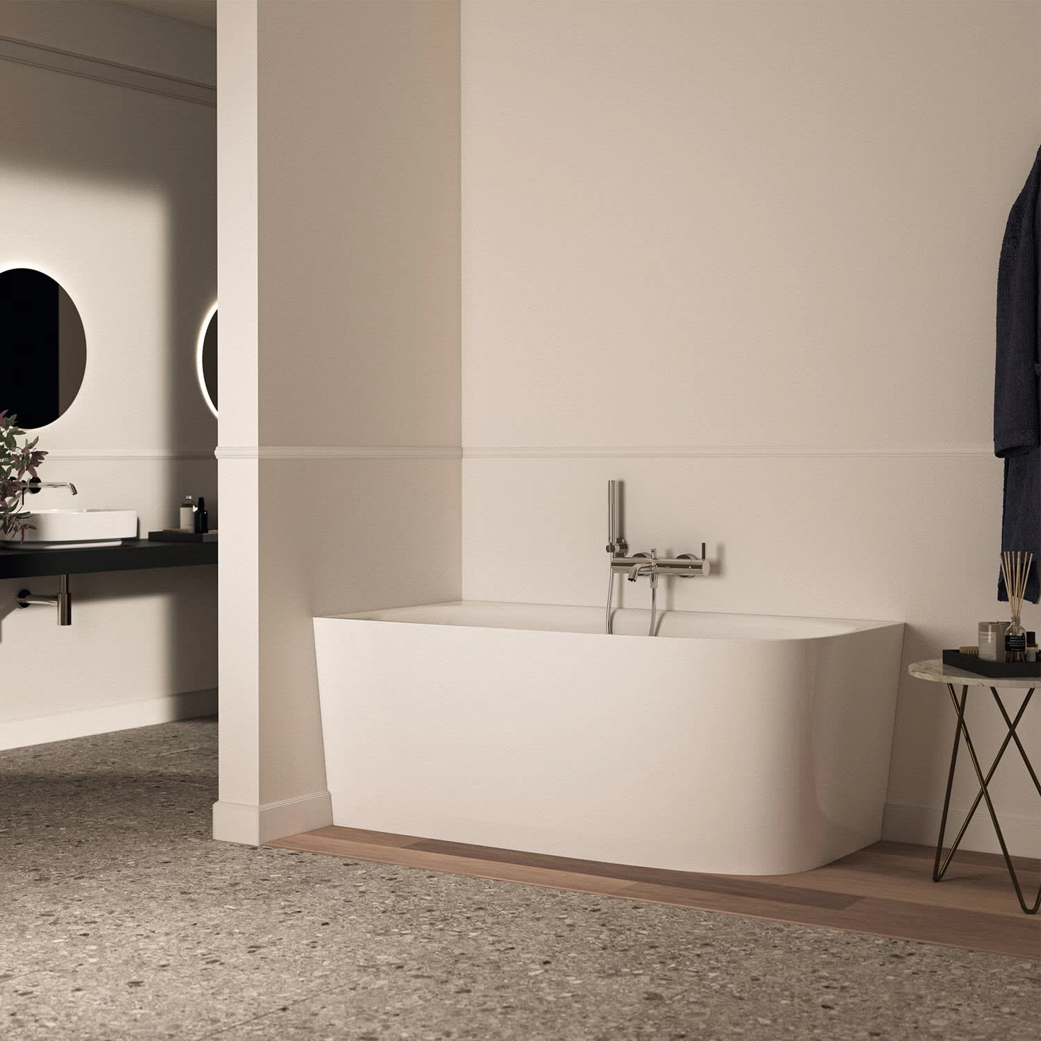 Ideal Standard Dea D-Form-Badewanne 150 X 75 Cm, Wandanbindung Links 5 Ideal Standard Dea D-Form-Badewanne 150 X 75 Cm, Wandanbindung Links – Bild 5