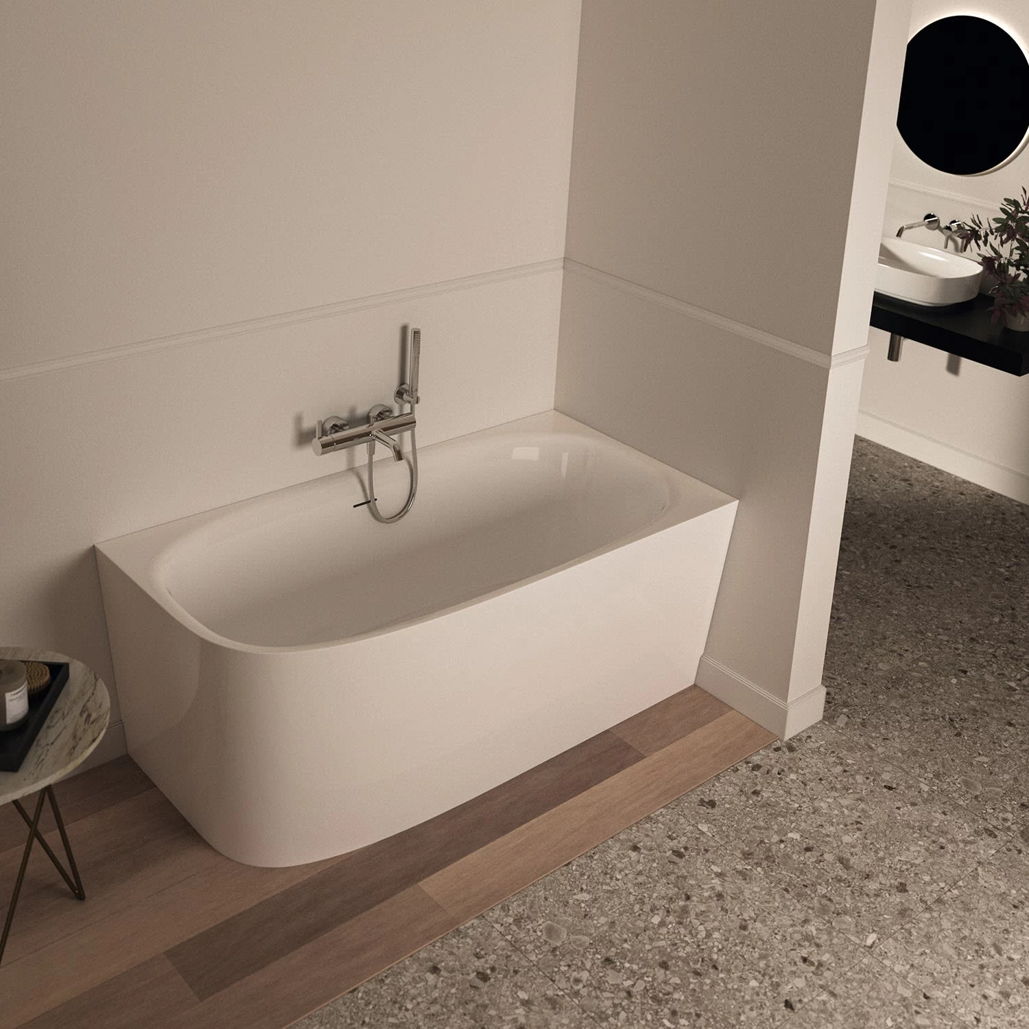 Ideal Standard Dea D-Form-Badewanne 150 X 75 Cm, Wandanbindung Rechts 6 Ideal Standard Dea D-Form-Badewanne 150 X 75 Cm, Wandanbindung Rechts – Bild 6