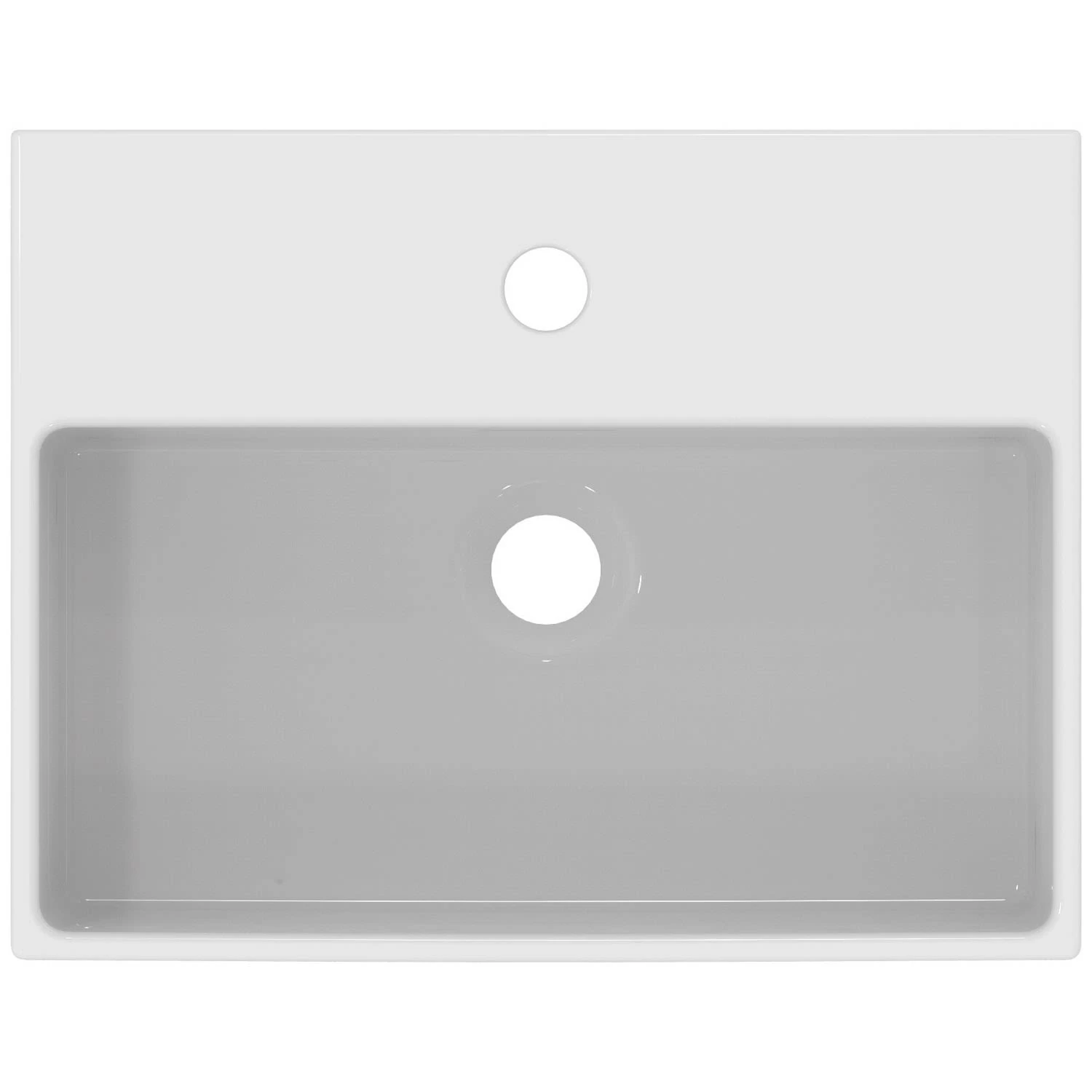 Ideal Standard Extra Handwaschbecken 45 Cm, 1 Hahnloch, Mit Überlauf, Geschliffen 1 Ideal Standard Extra Handwaschbecken 45 Cm, 1 Hahnloch, Mit Überlauf, Geschliffen