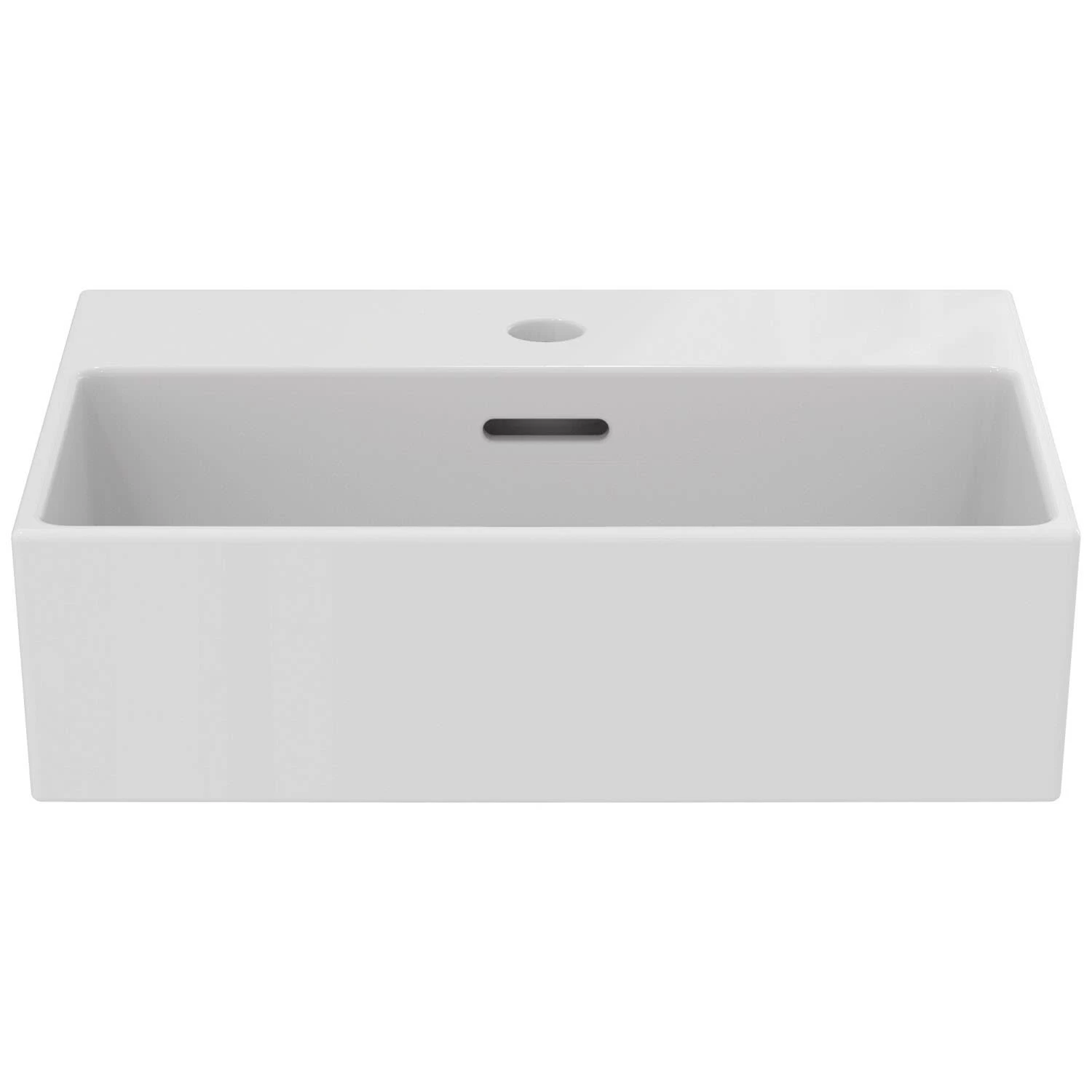 Ideal Standard Extra Handwaschbecken 45 Cm, 1 Hahnloch, Mit Überlauf, Geschliffen 2 Ideal Standard Extra Handwaschbecken 45 Cm, 1 Hahnloch, Mit Überlauf, Geschliffen – Bild 2