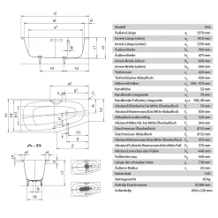 Kaldewei Mini Rechts 834 Badewanne Mit Spektrallicht Und Weißlicht -Badmöbel Verkauf kaldewei badewannen raumsparbadewannen mini rechts 834 7006026