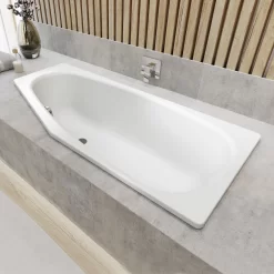 Kaldewei Mini Star Links 837 Badewanne Mit Vollantislip Und Griffbohrung