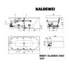 Kaldewei Classic Duo 107 Whirlpool Mit BODY Whirlsystem, Perl-Effekt