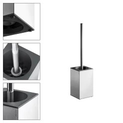 Keuco Edition 90 Toilettenbürstengarnitur Bodenstehend 4 Keuco Edition 90 Toilettenbürstengarnitur Bodenstehend -Badmöbel Verkauf keuco alle editionen 90 square accessoires 4901231