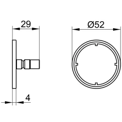 Keuco Reva Black Selection Klebe-Set Nr. 5 Mit Rosette 12 Keuco Reva Black Selection Klebe-Set Nr. 5 Mit Rosette -Badmöbel Verkauf keuco alle serien reva bad accessiores 7222401