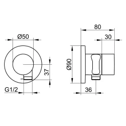 Keuco IXMO Black Selection Unterputz-Absperrventil Für 1 Verbraucher Mit Schlauchanschluss Und Brausehalter, Rund 7 Keuco IXMO Black Selection Unterputz-Absperrventil Für 1 Verbraucher Mit Schlauchanschluss Und Brausehalter, Rund -Badmöbel Verkauf keuco ixmo brausenprogramm black selection unterputz 6798351