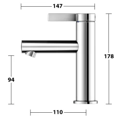 Keuco IXMO Pure Einhebel-Waschtischmischer 100, Ohne Ablaufgarnitur -Badmöbel Verkauf keuco ixmo pure waschtisch einhebel waschtischmischer 5456534 scaled