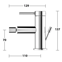 Keuco IXMO Soft Einhebel-Bidetmischer Mit Zugstangen-Ablaufgarnitur -Badmöbel Verkauf keuco ixmo soft bidet einhebel bidetmischer 5456570 scaled
