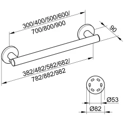 Keuco Plan Care Haltegriff 70 Cm