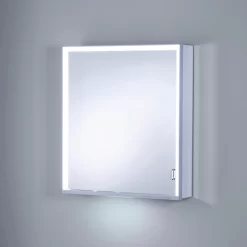 Keuco Royal Lumos Wandvorbau Spiegelschrank 65 X 73,5 Cm, Anschlag Rechts, Verdeckte Ablage -Badmöbel Verkauf keuco spiegelschraenke royal lumos wandvorbau spiegelschrank 4881731