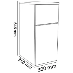 Kronenbach Cube Highboard 30 X 64,6 Cm, 1 Auszug, 1 Tür, Anschlag Links, Mit TIP-ON 5 Kronenbach Cube Highboard 30 X 64,6 Cm, 1 Auszug, 1 Tür, Anschlag Links, Mit TIP-ON -Badmöbel Verkauf kronenbach badmoebel cube hochschraenke highboard 30 3973457