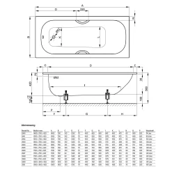 Bette Form Badewanne 180 X 80 X 42 Cm Mit Antirutsch Sense -Badmöbel Verkauf marken bette badewannen rechteckbadewannen form 9476495
