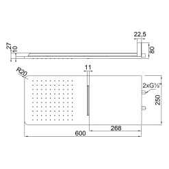 Steinberg Sensual Rain "Wall Rain" Regenpaneel Mit Thermostat -Badmöbel Verkauf marken steinberg sensual rain duschsysteme 10254485