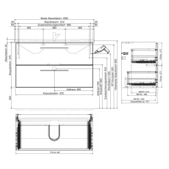 Steinkamp Living 2.0 Waschtisch 100 Cm Mit Unterschrank 97 Cm -Badmöbel Verkauf marken steinkamp badmobel living 2 0 steinkamp waschtisch mit unterschrank 5893888
