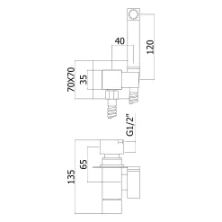 Pure 2.0 Bidet-/WC-Handbrauseset