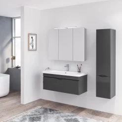 Home Waschtisch Mit Unterschrank 100 Cm, 1 Auszug -Badmöbel Verkauf megabad profi collection badmoebel home waschtischkombination 6013783