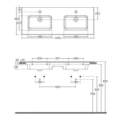 Loft Waschtisch Mit Unterschrank 120 Cm, 2 Auszüge 9 Loft Waschtisch Mit Unterschrank 120 Cm, 2 Auszüge -Badmöbel Verkauf megabad profi collection badmoebel loft waschtisch 8194606