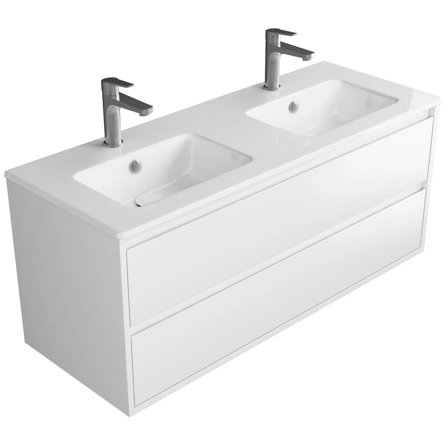 Loft Waschtisch Mit Unterschrank 120 Cm, 2 Auszüge 1 Loft Waschtisch Mit Unterschrank 120 Cm, 2 Auszüge