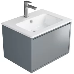 Loft Waschtisch Mit Unterschrank 60 Cm, 1 Auszug