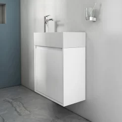 Pure 2.0 Gäste-WC Waschtisch Mit Unterschrank, Hahnloch Links 7 Pure 2.0 Gäste-WC Waschtisch Mit Unterschrank, Hahnloch Links -Badmöbel Verkauf megabad profi collection badmoebel pure 2 8731196