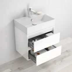 Pure 2.0 Waschtisch Mit Unterschrank 60 Cm Mit 2 Auszügen -Badmöbel Verkauf megabad profi collection badmoebel pure 2 8731211