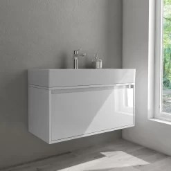 Pure 2.0 Waschtisch Mit Unterschrank 90 Cm Mit 1 Auszug -Badmöbel Verkauf megabad profi collection badmoebel pure 2 8731265